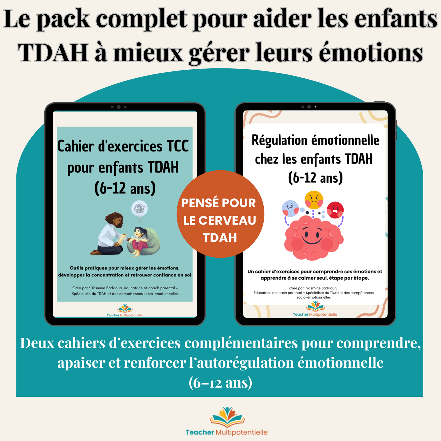 Pack Régulation Émotionnelle TDAH – Enfants 6–12 ans (PDF imprimable)