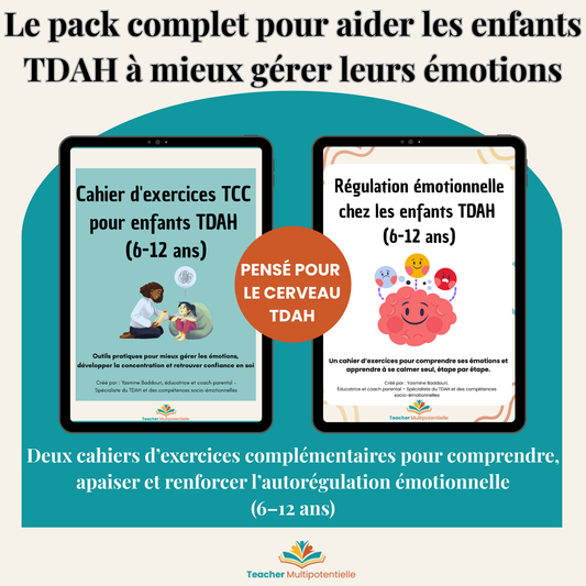 Pack Régulation Émotionnelle TDAH – Enfants 6–12 ans (PDF imprimable)