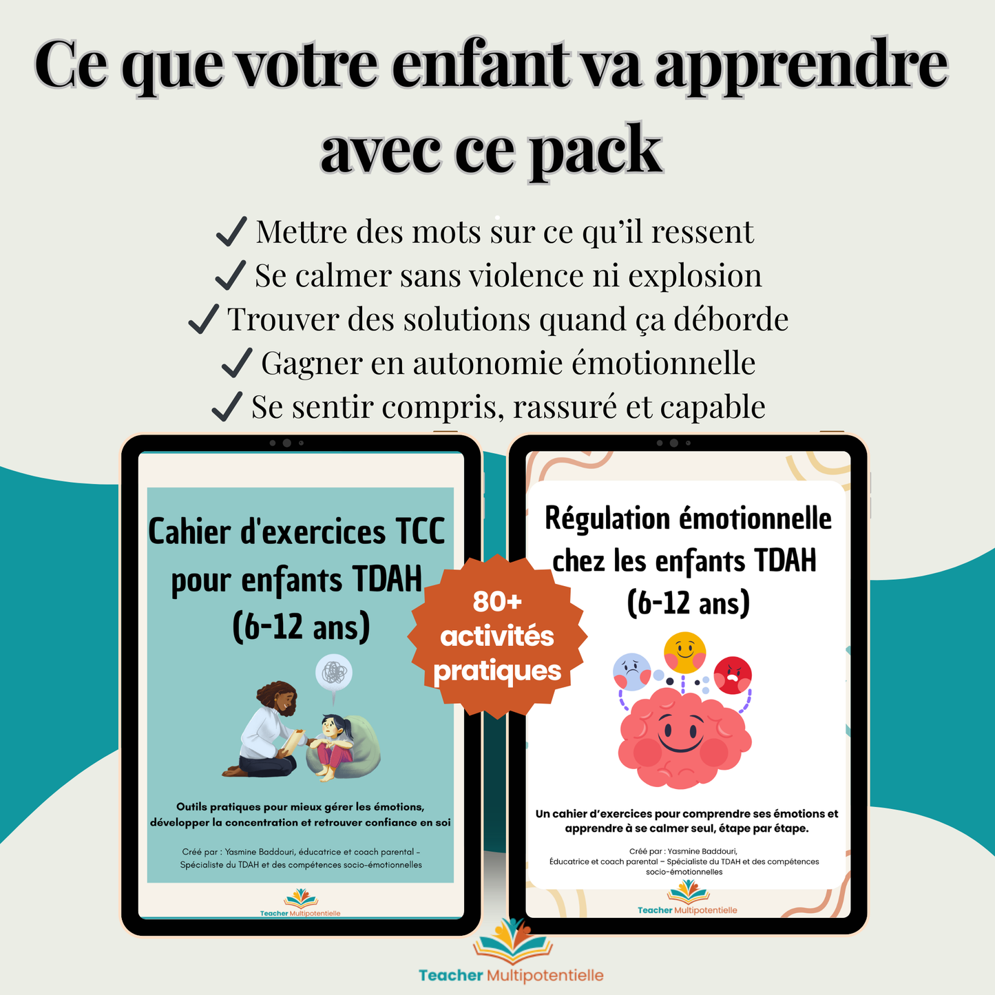 Pack Régulation Émotionnelle TDAH – Enfants 6–12 ans (PDF imprimable)